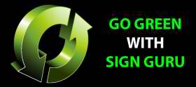 Portable Road Signs Go Green
